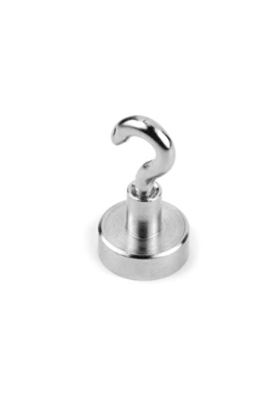 Dünya Magnet 5 Adet 12mm Pot Mıknatıs - Güçlü Neodyum Askı Kanca Mıknatıs (5'li Paket)