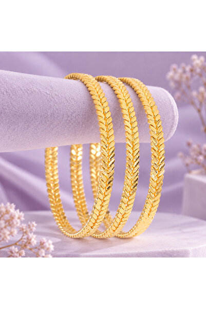 innuendo jewelery 925 Ayar Gümüş 22 Ayar Altın Kaplama Başak Burma Bilezik