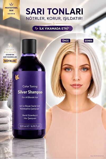 Biobotanica Silver Turunculaşma Karşıtı Mor Şampuan 500 Ml