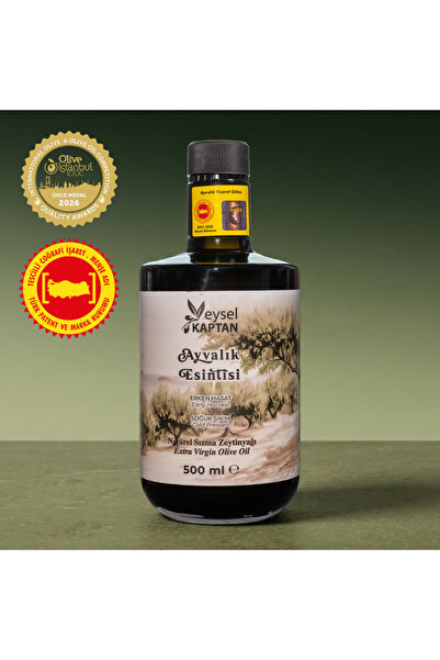 Veysel Kaptan Ayvalık Esintisi Erken Hasat Natürel Sızma Zeytinyağı 500ml