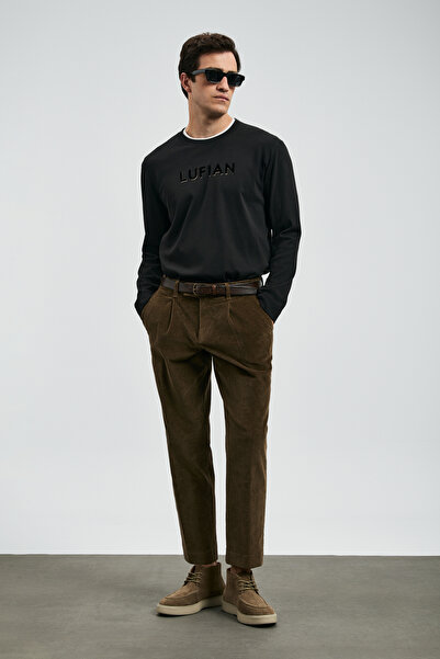 Lufian 112020057 Sara Erkek Sweatshirt SİYAH