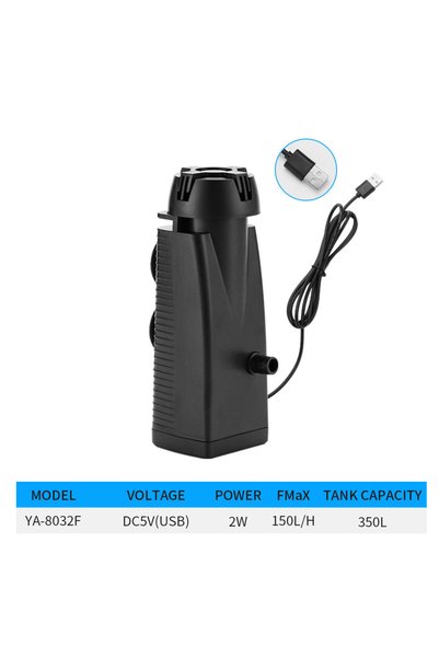 Choice USB Plug 2W USB Oil Removal Membrane Filter Aquarium Removes Water Imp...