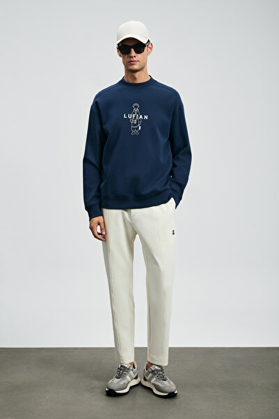 Lufian Rex Erkek Eşofman Altı Kırık Beyaz