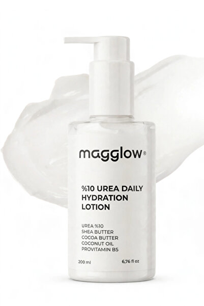MagGlow لوشن ترطيب يومي يحتوي على 10% يوريا - يساعد على تخفيف ظهور علامات الت...
