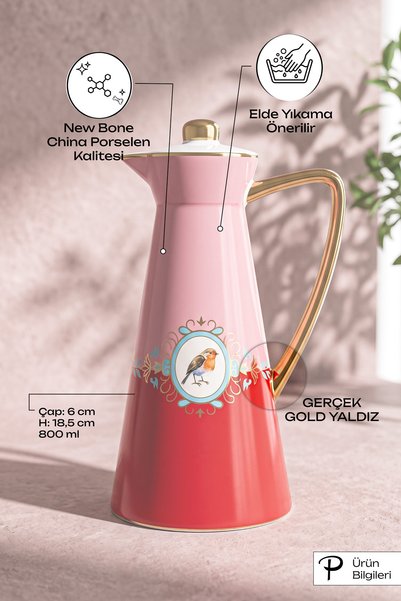 Perotti Birdy Porselen 21 cm Yağdanlık 500 ml