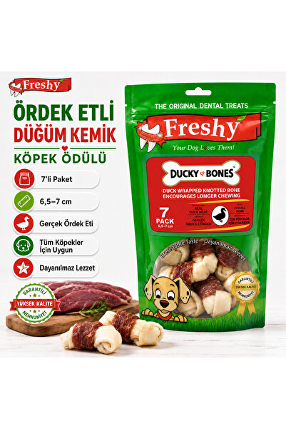 Ducky Bones Ördekli Kemik Köpek Ödülü 100gr 7li