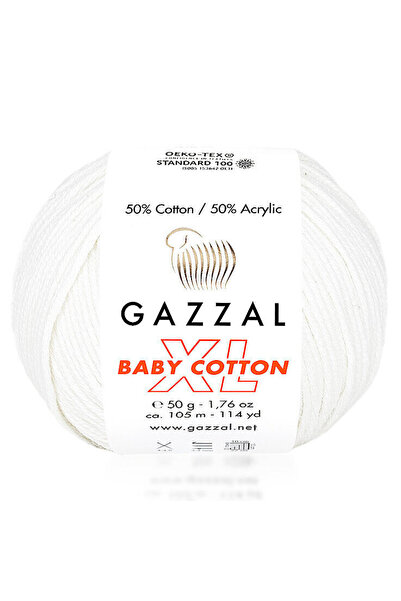 Gazzal Baby Cotton Xl El Örgü Ipi 50 gr 3410