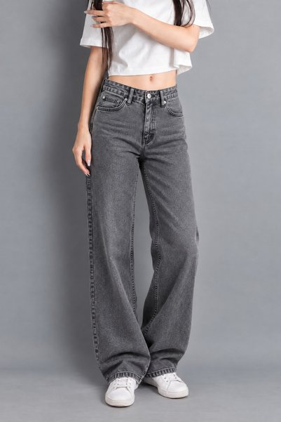 MY ARJA JEANS Women's High Waist Lycra Wide Leg Palazzo Stretch Jeans (New Se...