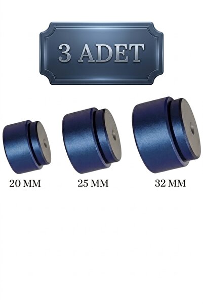 PPRC PLASTİK BORU KAYNAK MAKİNESİ PAFTA, LOKMA TAKIMI (MAVİ TEFLON)