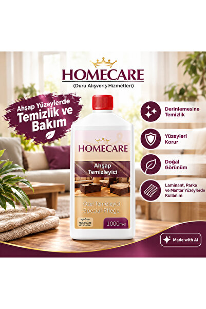 HomeCare Ahşap Temizleyici & Özel Ahşap Temizleyici 1000ML