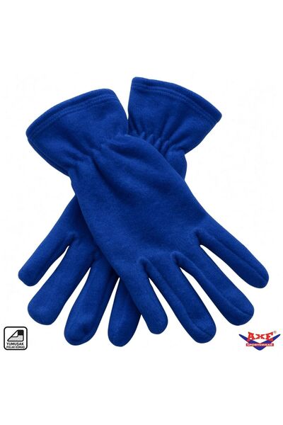 AXE SPORTSWEAR Γυναικεία γάντια Saks Blue Winter με ελαστικό τελείωμα στον ασ...