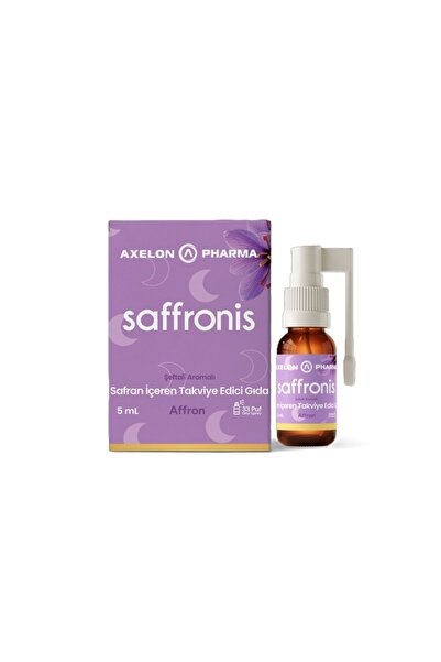 Saffronis Safran İçeren Sprey Takviye Edici Gıda 5 ml 33 puf