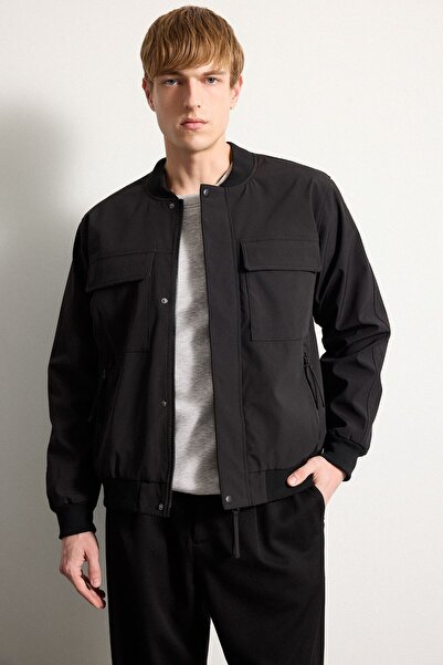 DeFacto Regular Fit College Collar Waterproof Coat F8472Ax26Sp