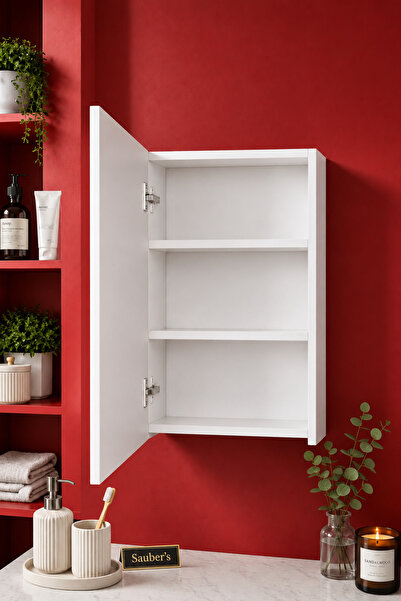 BELMO Vital Çok Amaçlı Dolap, 60cm x 40cm, Ecza Doabı, Banyo Dolabı, Saklama ...