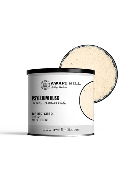 AWAFI MILL Psyllium Husk Powder 100 g | Isabgol | Ispaghula | Plantago ovata
