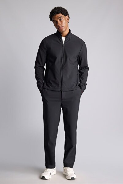 DeFacto Men's Canvas Trousers F9080Ax/Bk81 Black