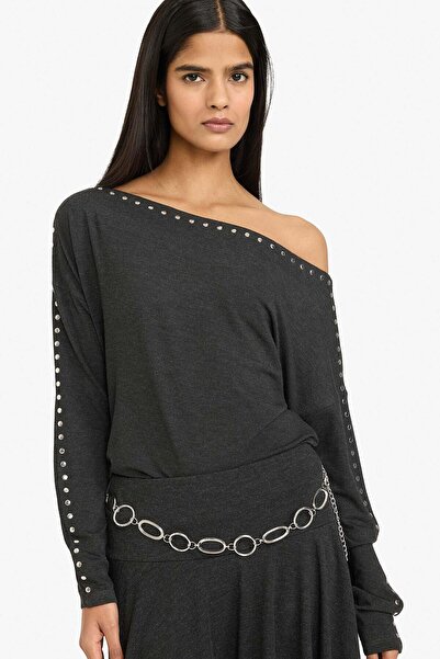 DeFacto Loose Fit Kayık Yaka Tişört G8084AX26SP