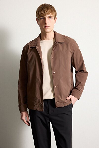 DeFacto Regular Fit Shirt with Collar Snap Buttons Coat G5891Ax26Sp