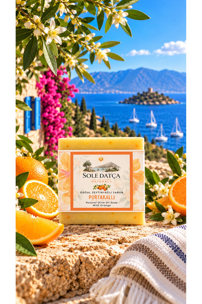 SOLE DATÇA PORTAKAL ZEYTİNTAĞLI KATI SABUN 90 GR