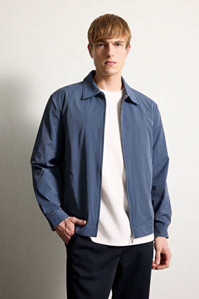 DeFacto Slim Fit Zippered Coat F7821Ax26Sp