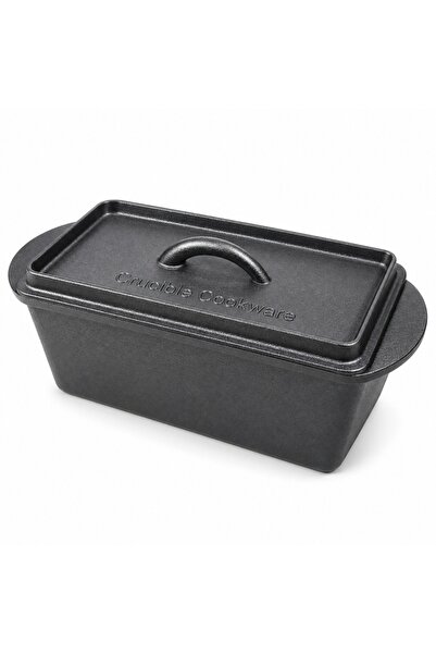 Crucible Cookware Μαντεμένια φόρμα ψησίματος ψωμιού με καπάκι, για κοζόνακ κα...