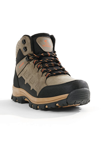 Tonny Black Men's Mink Non-Slip Sole Waterproof Boots