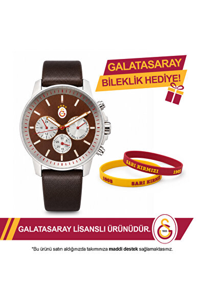 Galatasaray Lisanslı Kol Saati U21328 - GS Bileklik Hediyeli