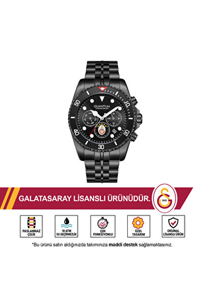 Galatasaray Quantum 5 Yıldızlı Kol Saati 25/M2 U251564 - GS KUPA HEDİYELİ