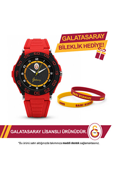 Galatasaray Kol Saati U13605 - GS Bileklik Hediyeli