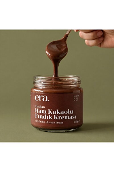Era Gurme Ham Kakaolu Akışkan (SMOOTH) Ketojenik Fındık Kreması 260 gr