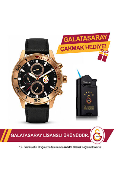 Galatasaray Lisanslı Kol Saati U21333 - GS Çakmak Hediyeli