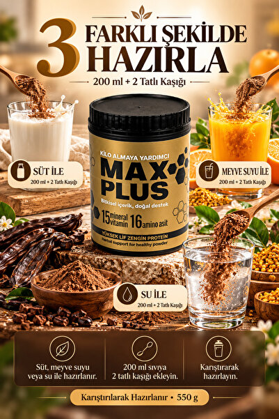 Lokman Sena Sultan Max Plus Bitkisel Gıda Takviyesi 550 Gr |Keçiboynuzu, Kaka...