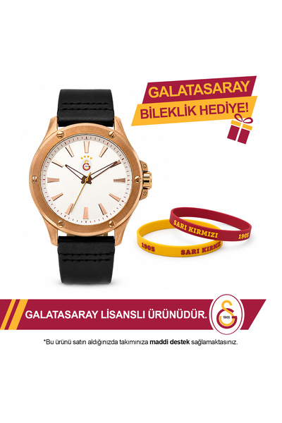 Galatasaray Lisanslı Kol Saati U21738 - GS Bileklik Hediyeli