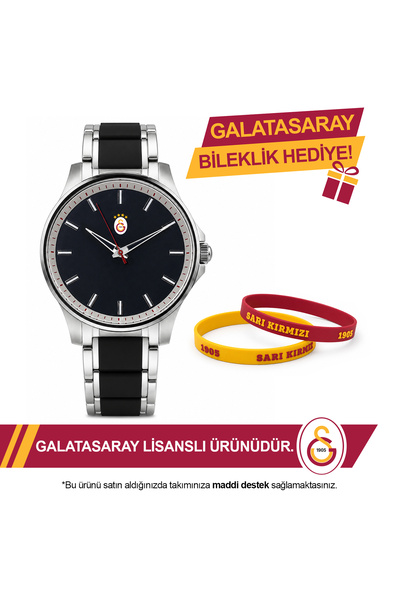 Galatasaray Lisanslı Kol Saati U21728 - GS Bileklik Hediyeli