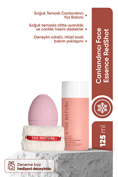 Iva Natura Red Face Shot - Frozen Face Essence 3'lü Set (ESSENCE BİLEKLİK HAV...