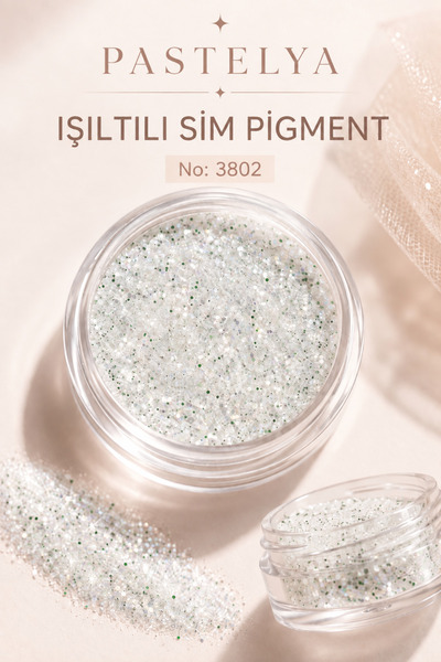 eyelash Glitter Sim Göz Farı Yüz ve Vücut Parıltısı Glitter Sim Far 3802-1/256