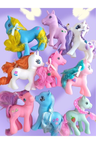 OYUNCAKSAHİLİ Pony Pegusus Unicorn Rarity Trixie Twilight Starlight Oyuncak 6...