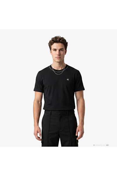 Calvin Klein SİYAH LOGOLU ERKEK T-SHIRT