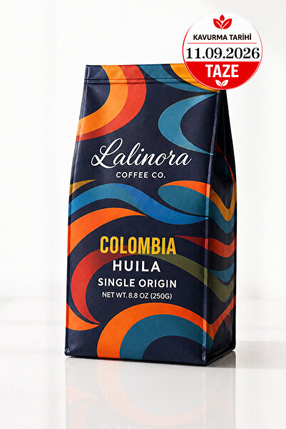 Colombia Huila Çekirdek Kahve 250G Espresso & Filtre - SCA 87 Puan %100 Arabica Single Origin Nitelikli
