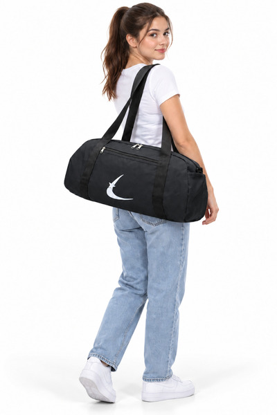 Bevitton Black Color Adjustable Strap Unisex Sports Bag Travel Bag and Fitnes...