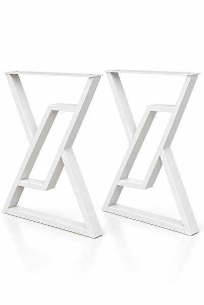 TOLIAHOME Metal Masa-Yemek Masası- Çalışma Masası Ayağı 2 Adet Ayak 72 Cm Mob...