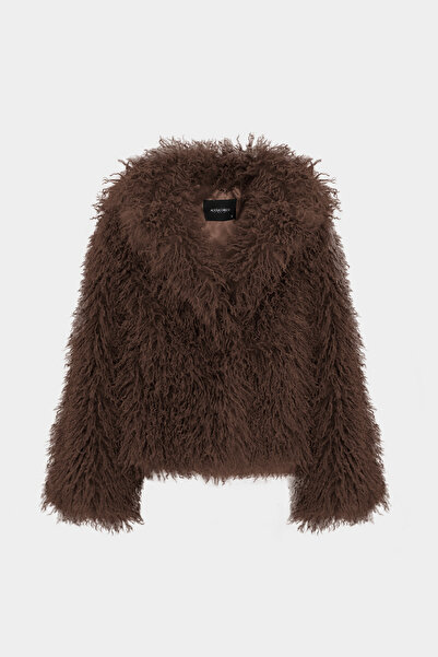 Açelya Okcu Premium Uranus Faux Fur Women's Coat