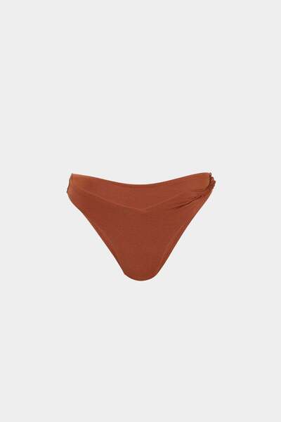 Açelya Okcu Premium Burgu Kenarlı Detaylı FRIGG Fit Kadın Bikini Altı