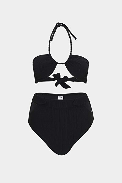 Açelya Okcu Premium Dokulu IDUNN Fit Kadın Bikini Üstü