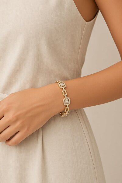 IKON XUPING JEWELRY Style Pearl/Xuping Jewelry Triple Baguette Zircon Stone B...