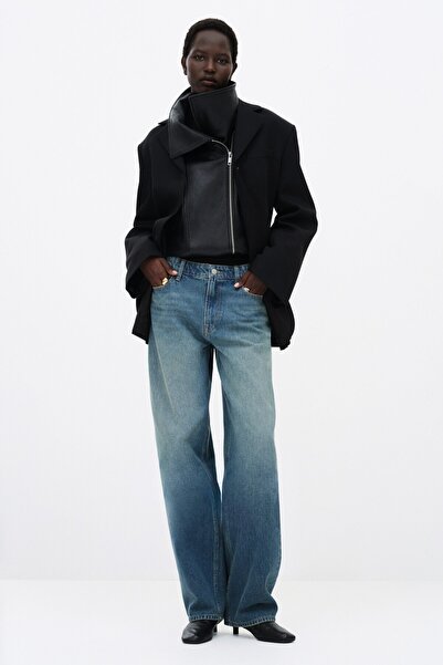 H&M Baggy Barrel Regular Waist Jeans