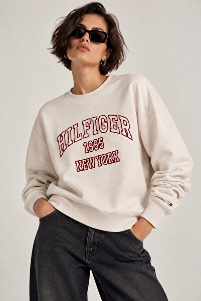 Tommy Hilfiger Organic Cotton Printed Relaxed Cut Sweatshirt