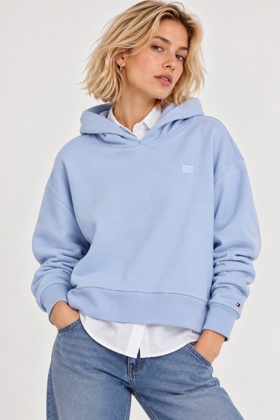 Tommy Hilfiger Comfortable Fit - Organic Cotton Embroidered Sweatshirt