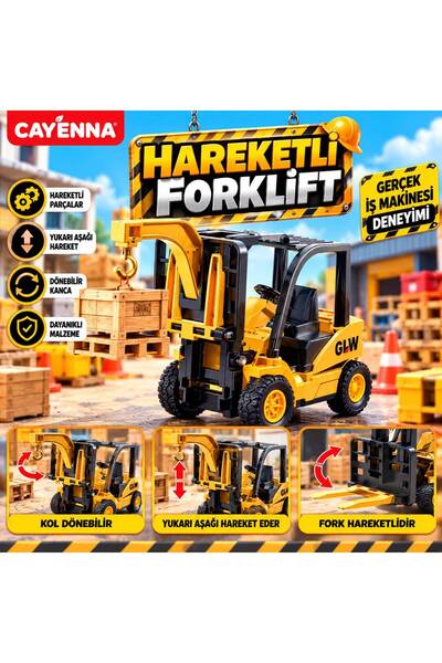 cayenna Sürtmeli Metal İnşaat Aracı Forklift, Kepçe, Ekskavatör, Kazıcı Ve Yü...