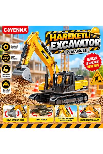 cayenna Sürtmeli Metal İnşaat Aracı Forklift, Kepçe, Ekskavatör, Kazıcı Ve Yü...